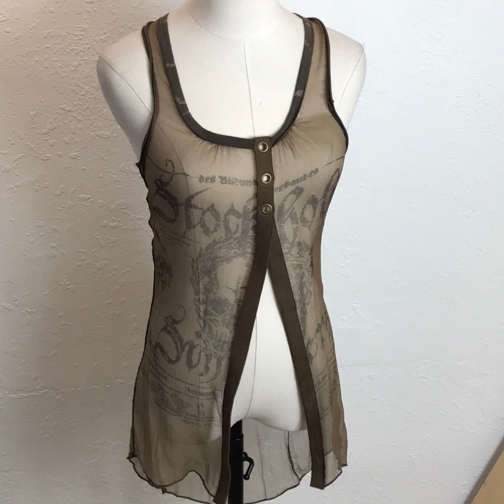 Vintage print top